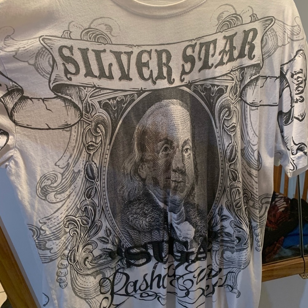 Men’s silver star xxl shirt